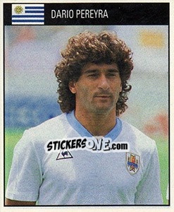 Cromo Dario Pereyra - World Cup 1990 - Orbis