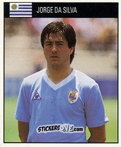 Cromo Jorge Da Silva - World Cup 1990 - Orbis