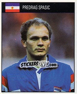 Sticker Predrag Spasic - World Cup 1990 - Orbis