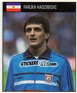 Sticker Farukh Hadzibegic - World Cup 1990 - Orbis