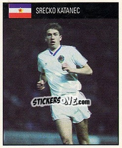 Sticker Srecko Katanec - World Cup 1990 - Orbis