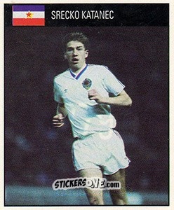 Sticker Srecko Katanec - World Cup 1990 - Orbis