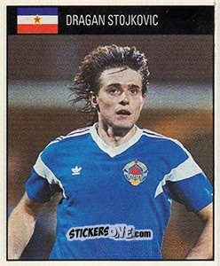 Sticker Dragan Stojkovic - World Cup 1990 - Orbis