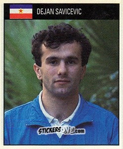 Sticker Dejan Savicevic - World Cup 1990 n. 282 - Orbis