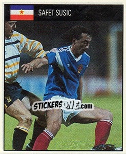 Sticker Safet Susic - World Cup 1990 - Orbis