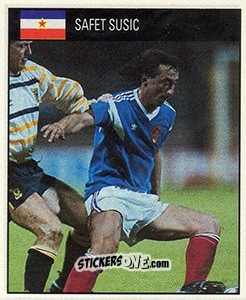 Sticker Safet Susic - World Cup 1990 n. 284 - Orbis