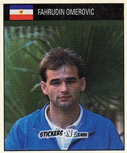 Sticker Fahrudin Omerovic - World Cup 1990 n. 285 - Orbis