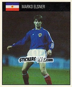 Sticker Marko Elsner - World Cup 1990 - Orbis