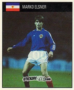 Sticker Marko Elsner - World Cup 1990 - Orbis