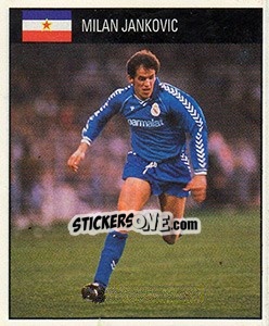 Sticker Milan Jankovic - World Cup 1990 - Orbis