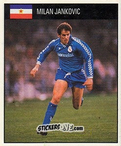 Sticker Milan Jankovic - World Cup 1990 - Orbis