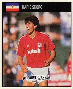 Sticker Haris Skoro - World Cup 1990 - Orbis