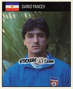 Sticker Darko Pancev - World Cup 1990 - Orbis