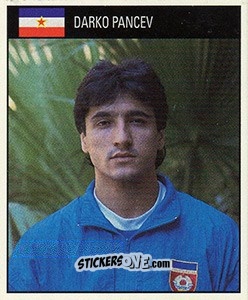 Sticker Darko Pancev - World Cup 1990 - Orbis