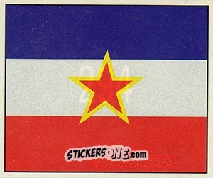 Sticker National Flag - World Cup 1990 - Orbis