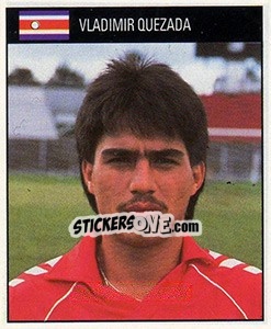 Cromo Vladimir Quezada - World Cup 1990 - Orbis