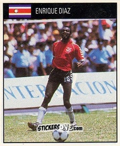 Sticker Enrique Diaz - World Cup 1990 n. 297 - Orbis