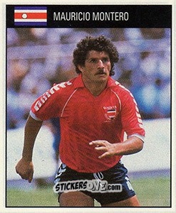 Sticker Mauricio Montero - World Cup 1990 - Orbis