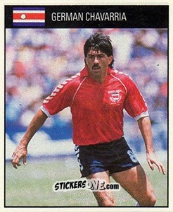 Sticker German Chavarria - World Cup 1990 n. 300 - Orbis