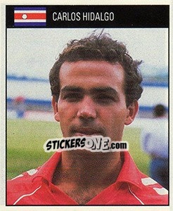 Sticker Carlos Hidalgo - World Cup 1990 - Orbis