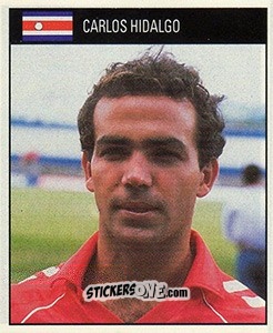 Sticker Carlos Hidalgo - World Cup 1990 - Orbis