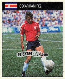 Sticker Oscar Ramirez - World Cup 1990 - Orbis
