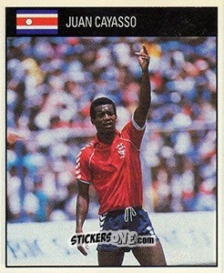 Sticker Juan Cayasso - World Cup 1990 - Orbis