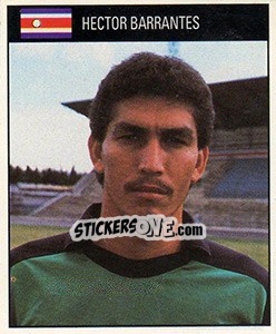 Cromo Hector Barrantes - World Cup 1990 - Orbis