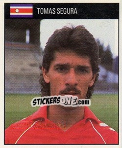 Cromo Tomas Segura - World Cup 1990 - Orbis