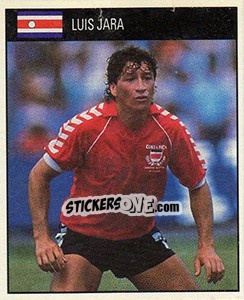 Sticker Luis Jara - World Cup 1990 - Orbis