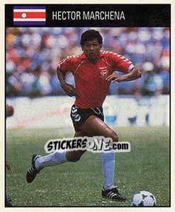 Cromo Hector Marchena - World Cup 1990 - Orbis