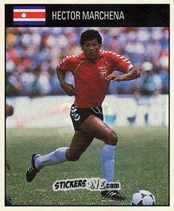 Sticker Hector Marchena - World Cup 1990 n. 309 - Orbis