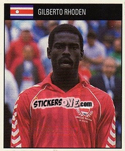 Cromo Gilberto Rhoden - World Cup 1990 - Orbis