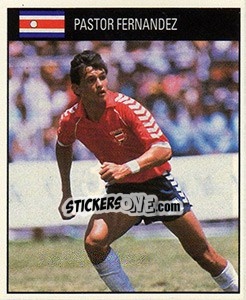 Cromo Pastor Fernandez - World Cup 1990 - Orbis