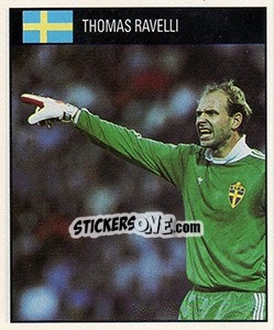 Cromo Thomas Ravelli - World Cup 1990 - Orbis