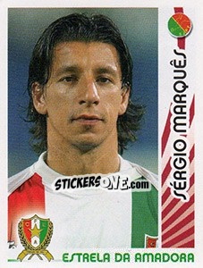 Cromo Sérgio Marquês - Futebol 2006-2007 - Panini