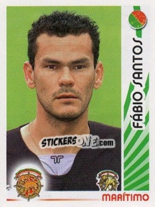 Sticker Fábio Santos - Futebol 2006-2007 n. 180 - Panini