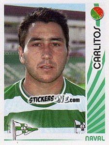 Sticker Carlitos - Futebol 2006-2007 n. 204 - Panini
