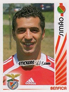 Sticker Simão - Futebol 2006-2007 n. 93 - Panini