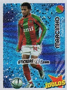 Sticker Marcinho (Marítimo) - Futebol 2006-2007 n. 329 - Panini