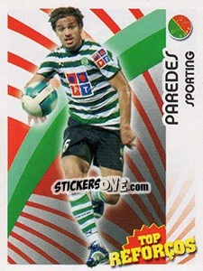 Sticker Carlos Humberto Paredes (Sporting) - Futebol 2006-2007 n. 350 - Panini