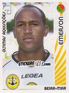 Figurina Emerson (Beira-Mar) - Futebol 2006-2007 - Panini