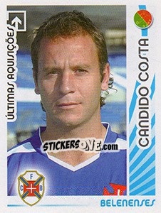 Sticker Candido Costa (Belenenses) - Futebol 2006-2007 - Panini