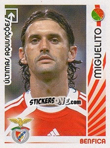 Cromo Miguelito (Benfica) - Futebol 2006-2007 - Panini
