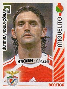 Sticker Miguelito (Benfica) - Futebol 2006-2007 n. 360 - Panini