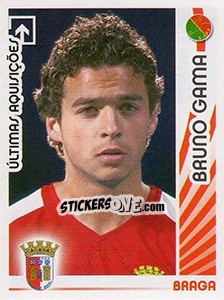 Cromo Bruno Gama (Braga) - Futebol 2006-2007 - Panini