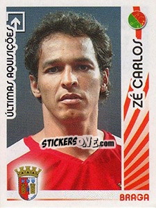 Cromo Zé Carlos (Braga) - Futebol 2006-2007 - Panini