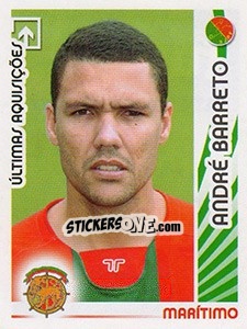 Sticker André Barreto (Marítimo) - Futebol 2006-2007 - Panini
