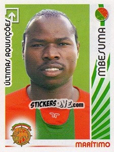 Sticker Mbesuma (Marítimo) - Futebol 2006-2007 n. 371 - Panini