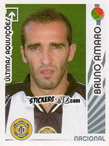 Sticker Bruno Amaro (Nacional) - Futebol 2006-2007 n. 373 - Panini